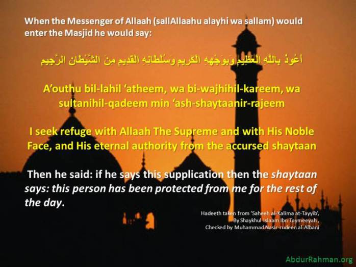 Protect Your Self From Shaytaan